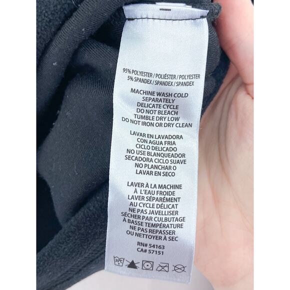 Calvin Klein Performance Black Fleece Cropped Athletic Jacket Medium Quarter Zip - Picture 7 of 8